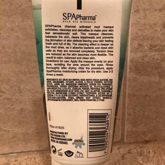 Dead Sea minerals charcoal detoxifying mud masque - Picture 5 of 5